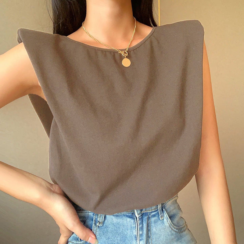 Women’s Short Sleeve Top – Relaxed Fit – Extended Shoulders – Breathable Blend
