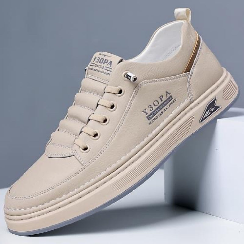 Men’s Sneakers - Synthetic Leather - Chunky Sole - Lace-Up Street Style Casual Footwear