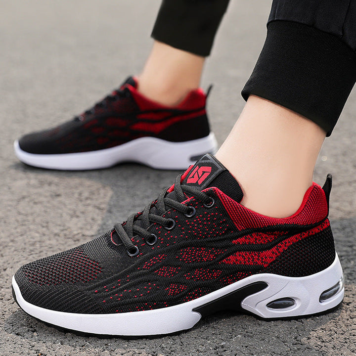 Men’s Athletic Sneakers - Breathable Mesh - Cushioned Sole - Lightweight Supportive Fit