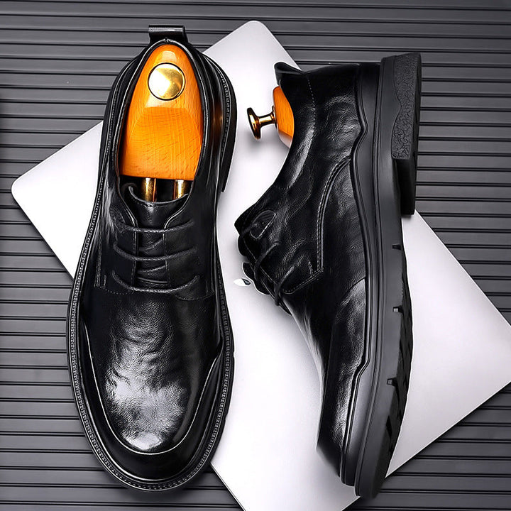 Men’s Formal Dress Shoes – Polished Leather – Classic Fit – Lace-Up – Durable Sole