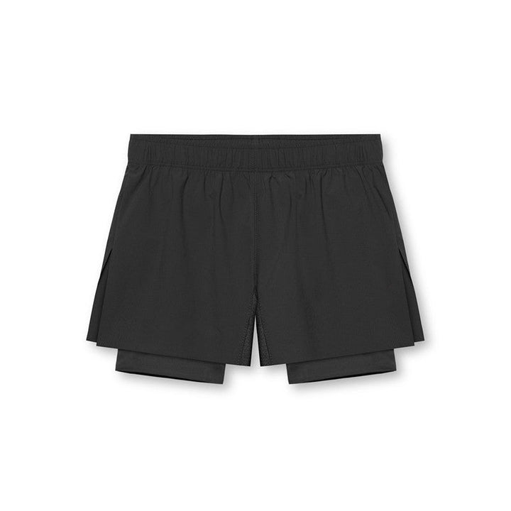 Men’s Athletic Shorts – Dual Layer Design – Compression Lining