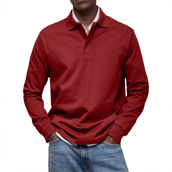Men’s Button-Down Shirt – Relaxed Fit – Long Sleeve – Natural Fibers – Casual Style