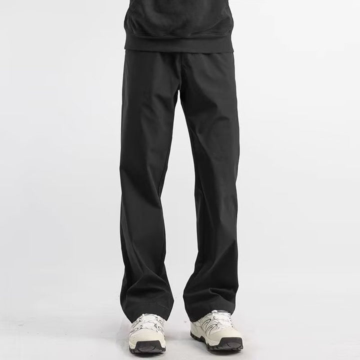 Men’s Casual Trousers – Relaxed Fit – Straight Leg – Breathable Woven Fabric