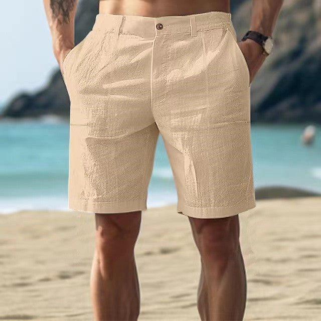 Men's Casual Shorts – Relaxed Fit – Breathable Blend – Knee Length – Utility Pockets