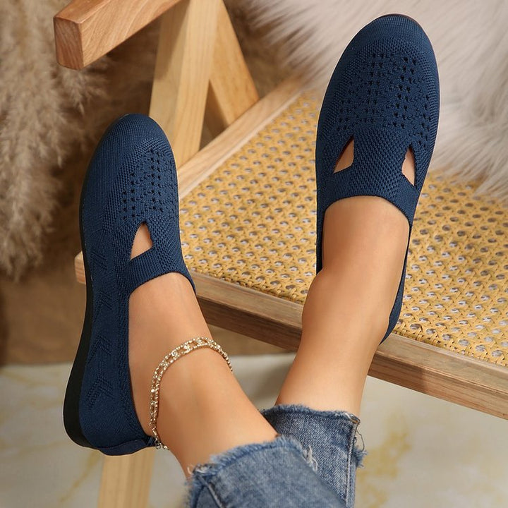 Women’s Slip-On Shoes – Soft Knit – Orthopedic Support – Breathable Lightweight Casual Wear