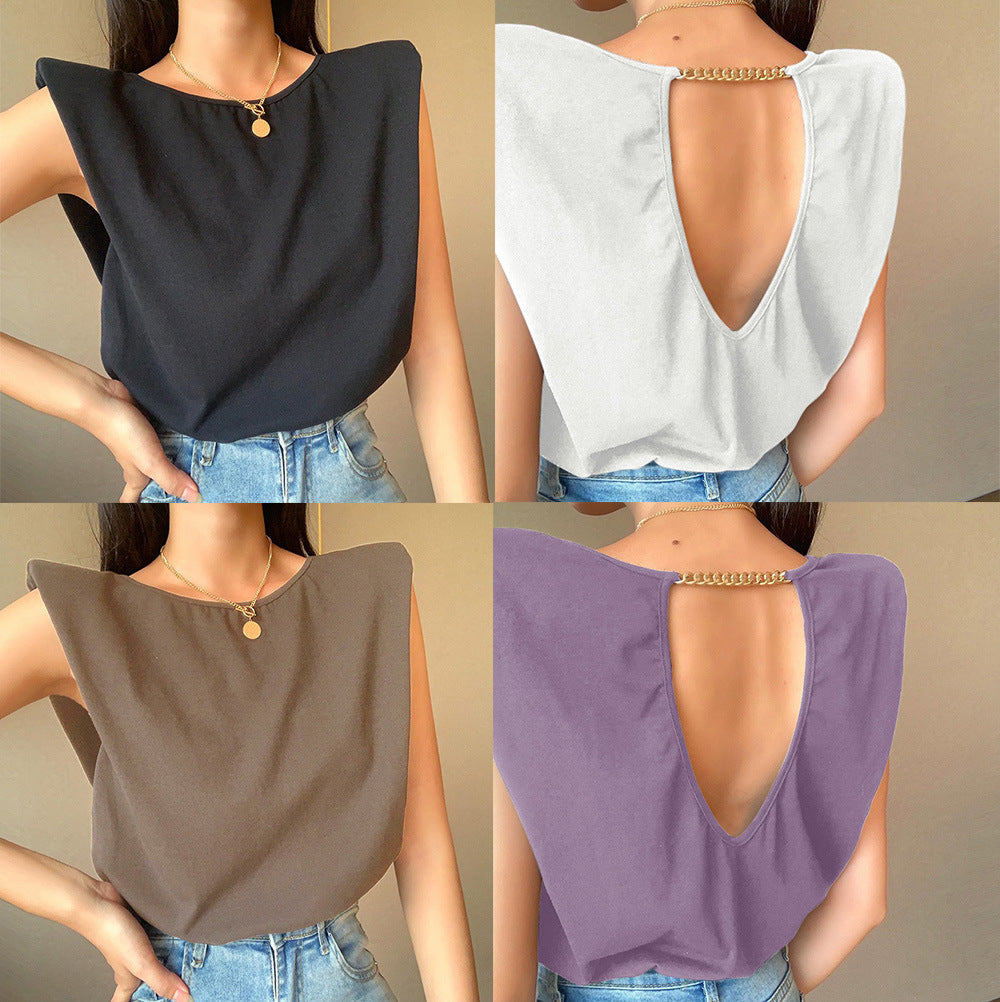 Women’s Short Sleeve Top – Relaxed Fit – Extended Shoulders – Breathable Blend