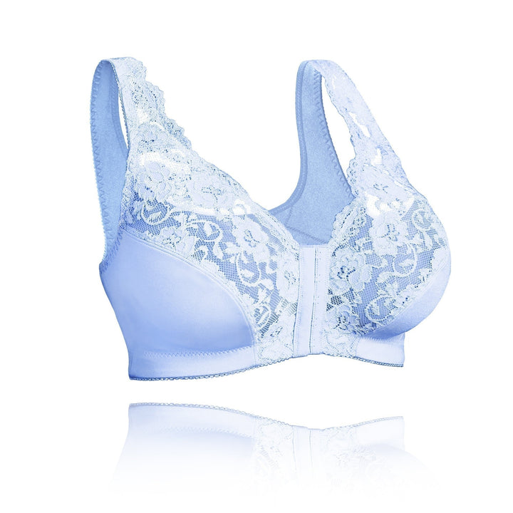 Women’s Wireless Bra – Full Coverage – Breathable Blend – Front Closure Support