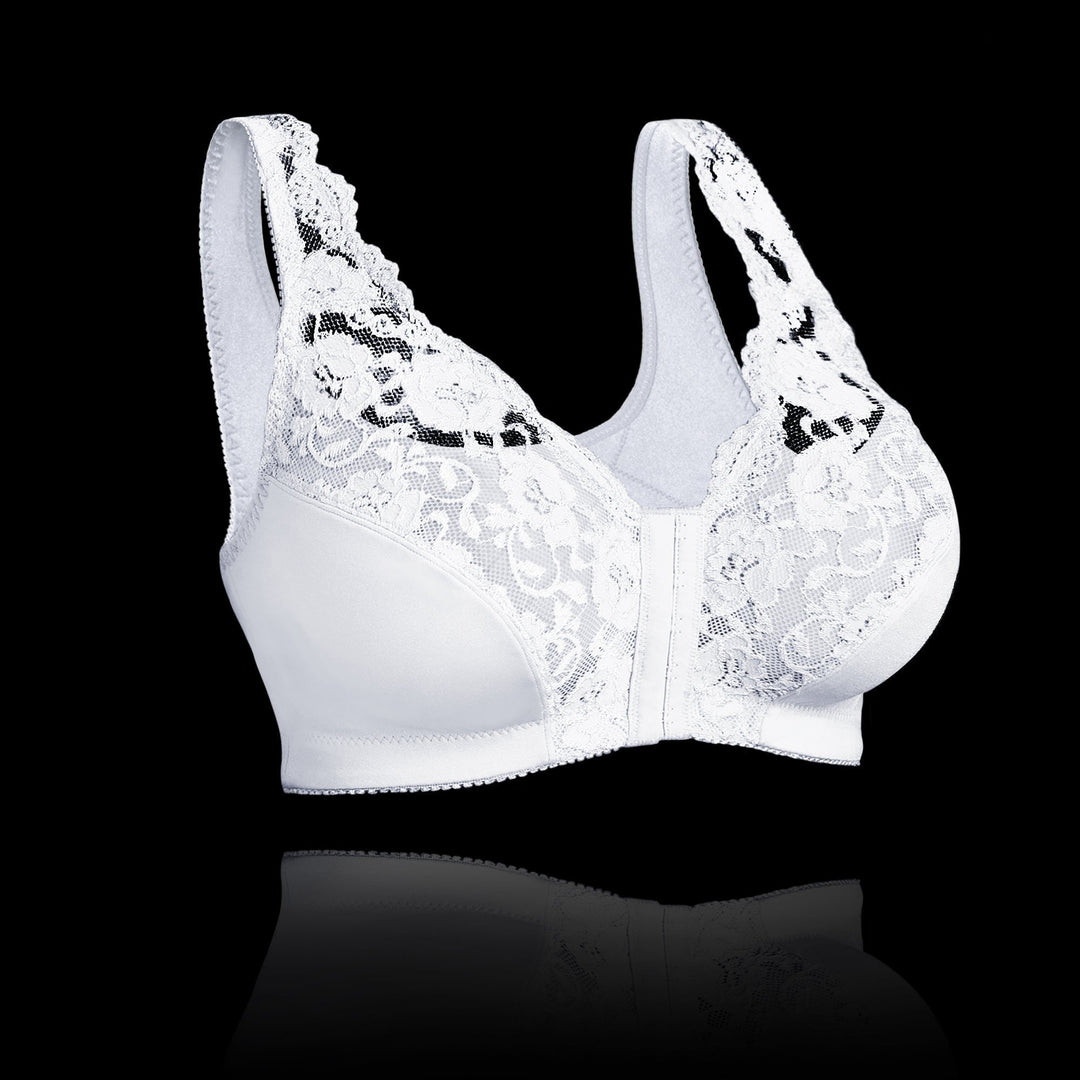 Women’s Wireless Bra – Full Coverage – Breathable Blend – Front Closure Support