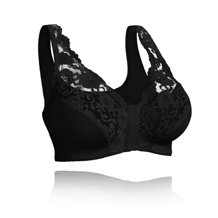 Women’s Wireless Bra – Full Coverage – Breathable Blend – Front Closure Support