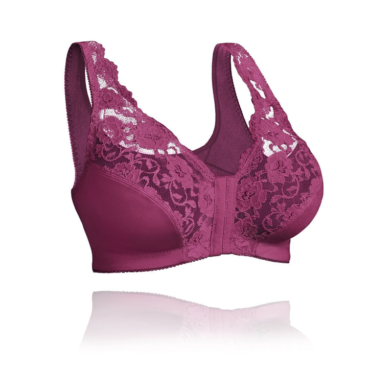Women’s Wireless Bra – Full Coverage – Breathable Blend – Front Closure Support