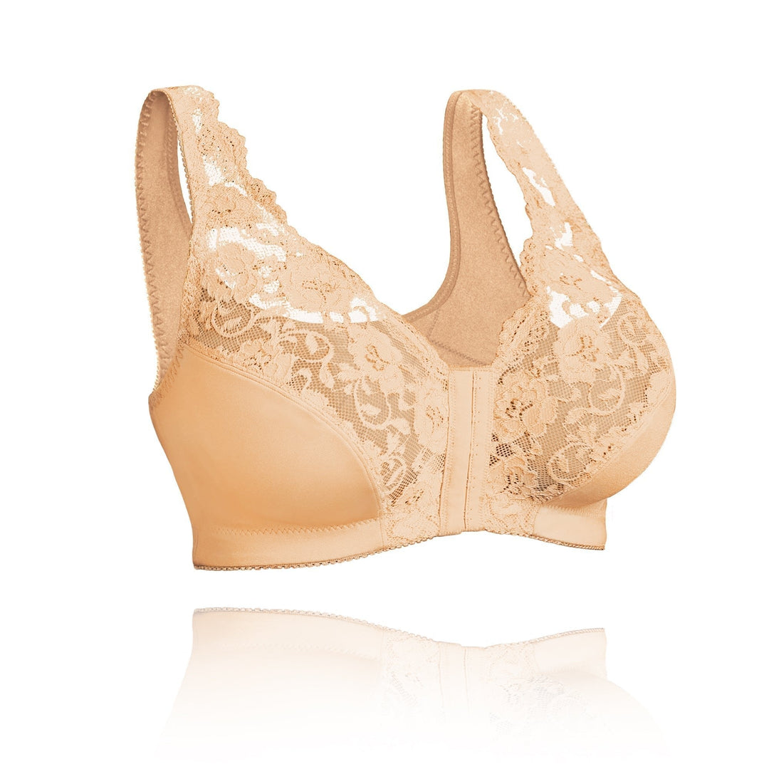 Women’s Wireless Bra – Full Coverage – Breathable Blend – Front Closure Support