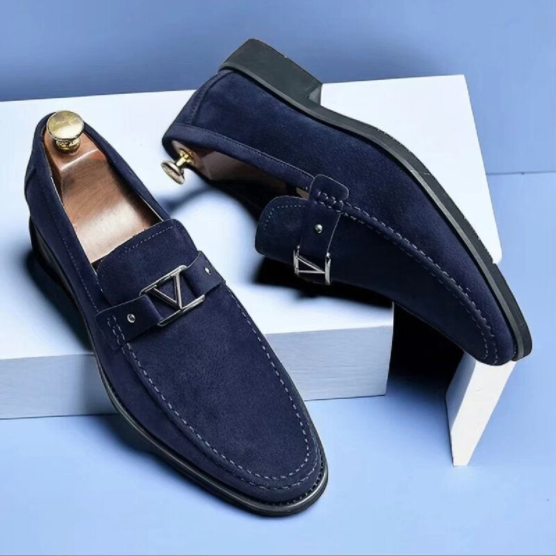 Men’s Loafers – Streamlined Fit – Metal Bit – Slip-On Semi-Formal Style