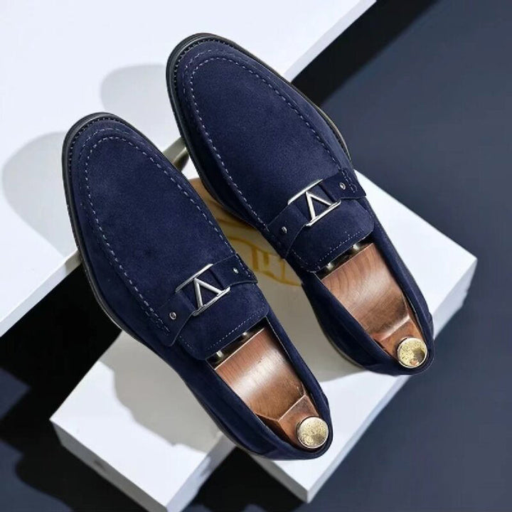 Men’s Loafers – Streamlined Fit – Metal Bit – Slip-On Semi-Formal Style