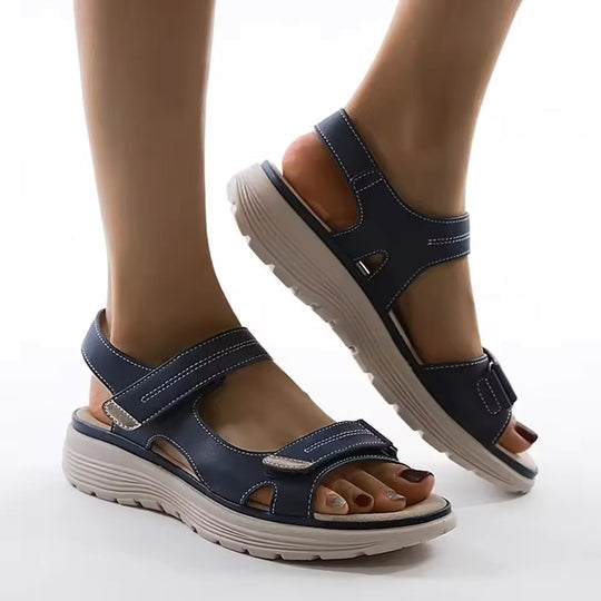 Women’s Sandals – Adjustable Straps – Cushioned Insole – Supportive Open Toe Fit