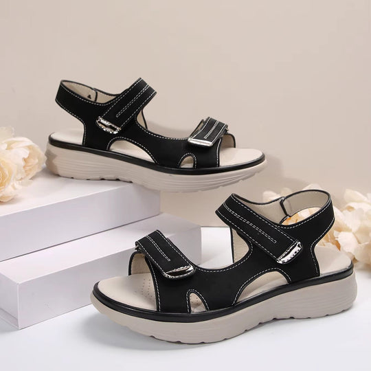 Women’s Sandals – Adjustable Straps – Cushioned Insole – Supportive Open Toe Fit