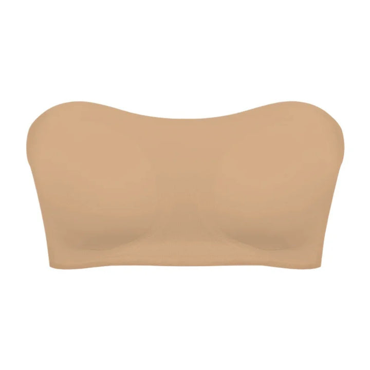 Women’s Strapless Bra – Push Up Support – Seamless Fit – Soft Breathable Blend – Anti-Slip
