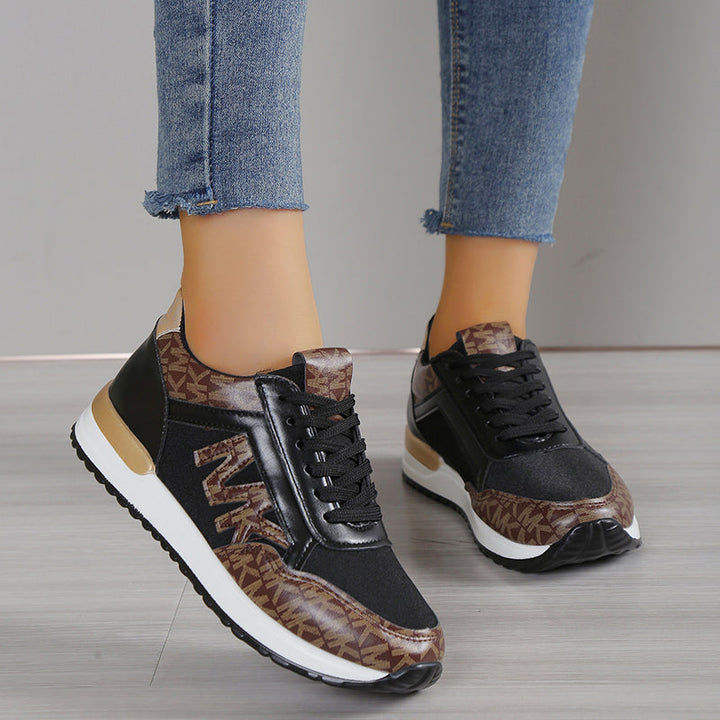 Women’s Low-Top Sneakers – Cushioned Fit – Casual Athletic Style