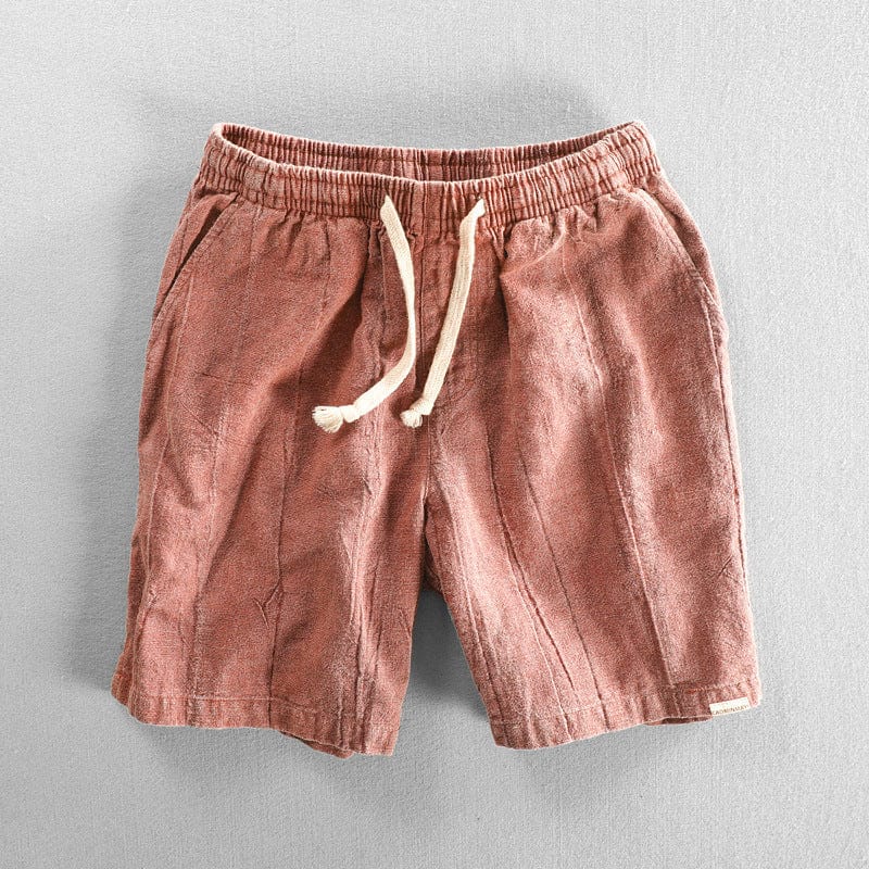 Men’s Casual Shorts – Relaxed Fit – Breathable Blend – Elastic Waist with Drawstring