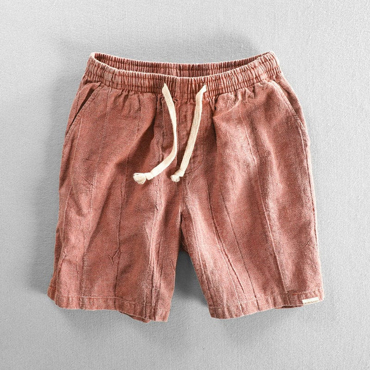 Men’s Casual Shorts – Relaxed Fit – Breathable Blend – Elastic Waist with Drawstring