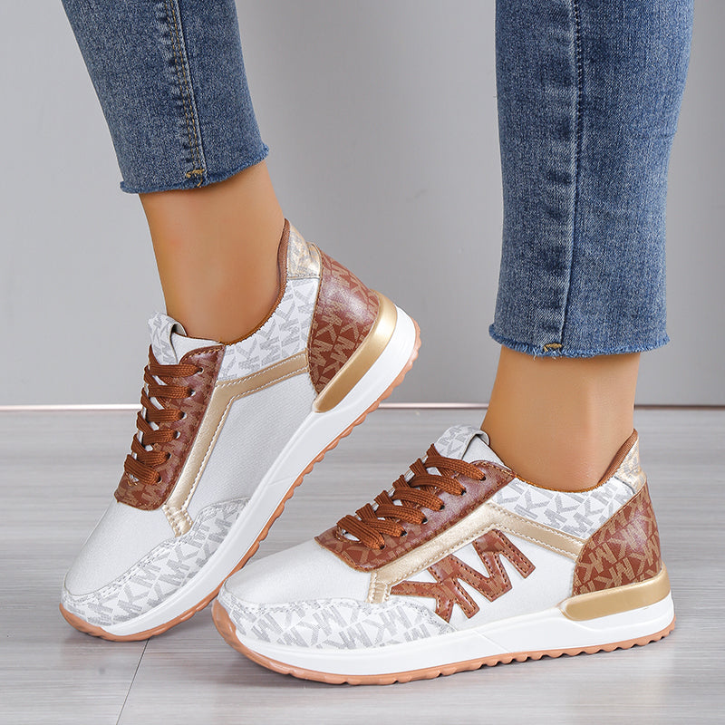 Women’s Low-Top Sneakers – Cushioned Fit – Casual Athletic Style