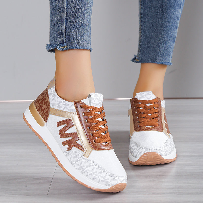 Women’s Low-Top Sneakers – Cushioned Fit – Casual Athletic Style