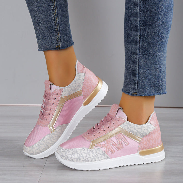 Women’s Low-Top Sneakers – Cushioned Fit – Casual Athletic Style