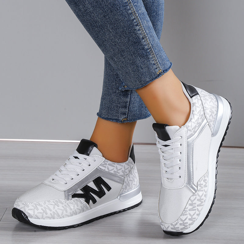 Women’s Low-Top Sneakers – Cushioned Fit – Casual Athletic Style