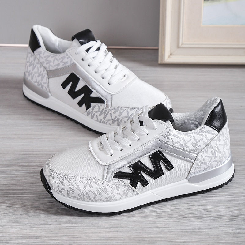 Women’s Low-Top Sneakers – Cushioned Fit – Casual Athletic Style