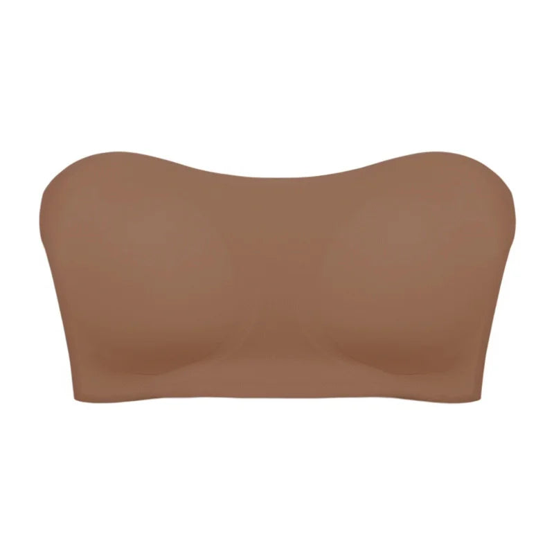 Women’s Strapless Bra – Push Up Support – Seamless Fit – Soft Breathable Blend – Anti-Slip