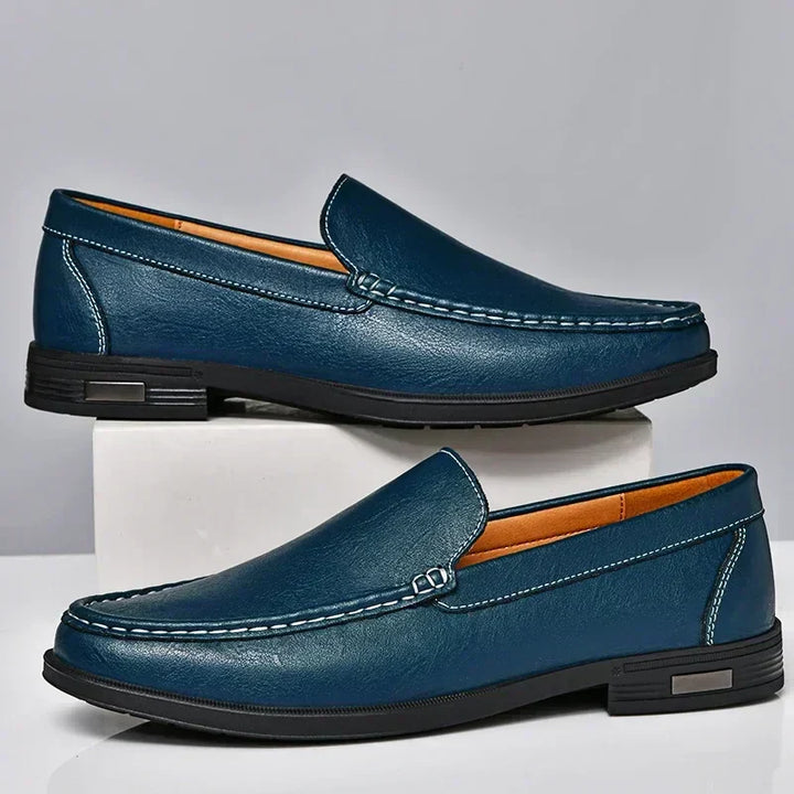 Men’s Moccasins – Slip-On Design – Classic Stitch Detailing