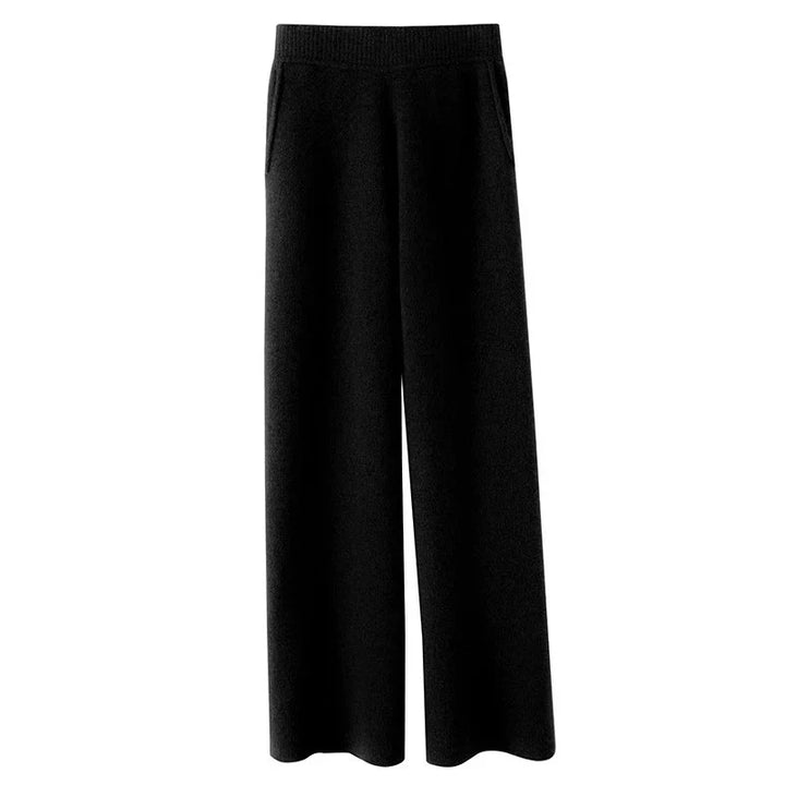 Women’s Sweatpants - Soft Fleece - Relaxed Wide-Leg Fit - Elastic Waist with Pockets