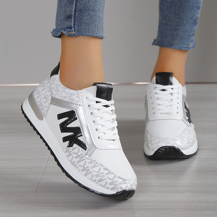 Women’s Low-Top Sneakers – Cushioned Fit – Casual Athletic Style