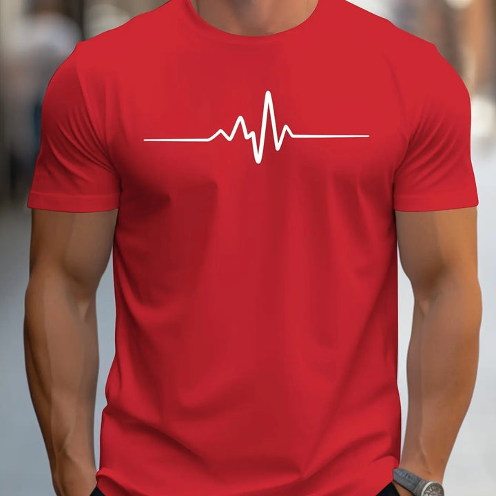 Men’s T-Shirt – Slim Fit – Soft Knit – Crew Neck – Short Sleeve – Graphic Print