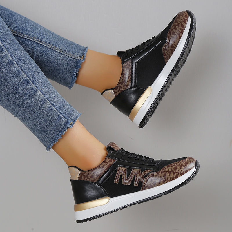 Women’s Low-Top Sneakers – Cushioned Fit – Casual Athletic Style