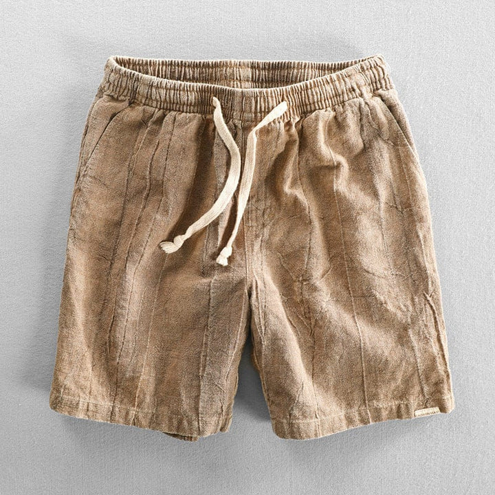 Men’s Casual Shorts – Relaxed Fit – Breathable Blend – Elastic Waist with Drawstring