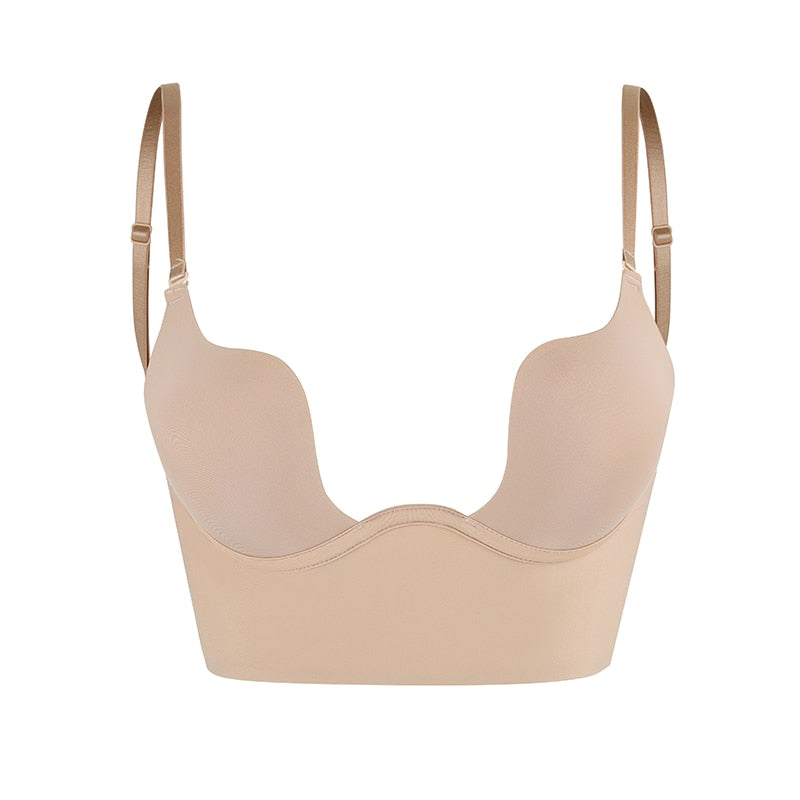 Women’s Backless Bra – Underwire Support – Invisible Straps – Seamless Breathable Fit
