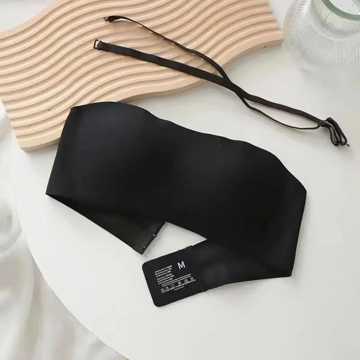 Women’s Strapless Tube Top Bra – Seamless Fit – Wireless Push-Up – Non-Slip Support