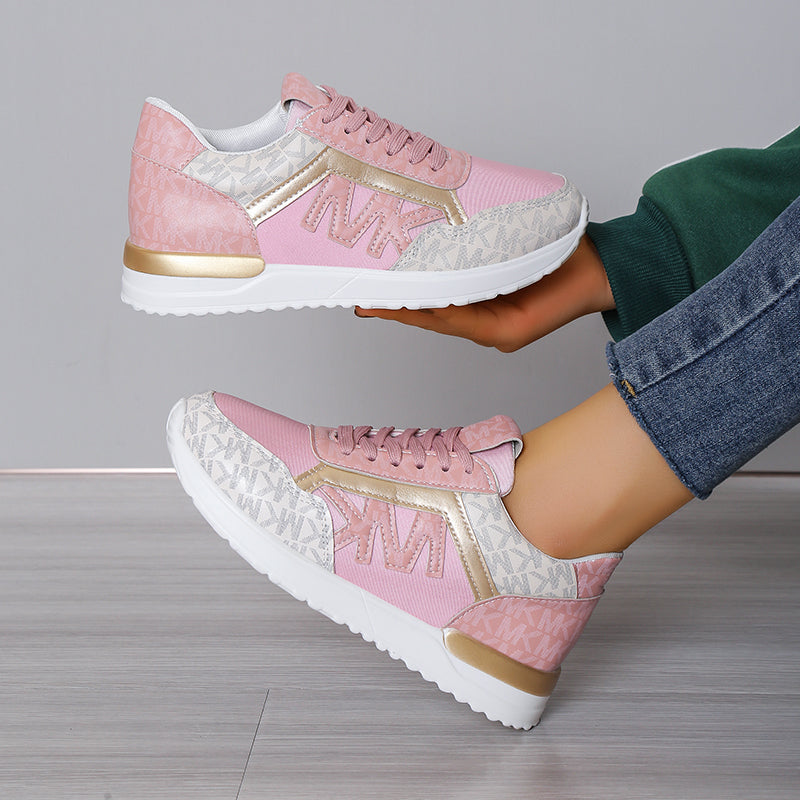 Women’s Low-Top Sneakers – Cushioned Fit – Casual Athletic Style