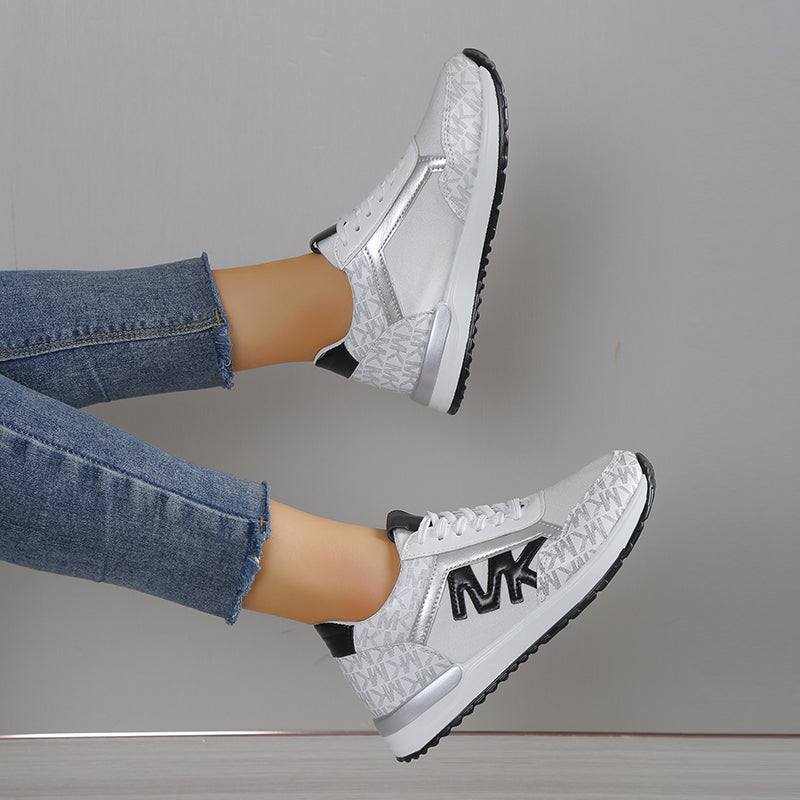 Women’s Low-Top Sneakers – Cushioned Fit – Casual Athletic Style