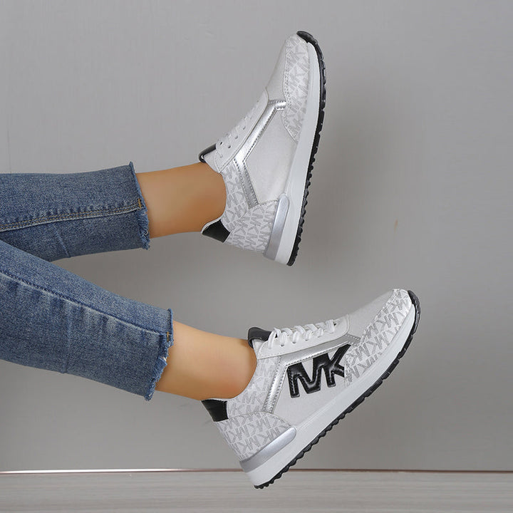 Women’s Low-Top Sneakers – Cushioned Fit – Casual Athletic Style