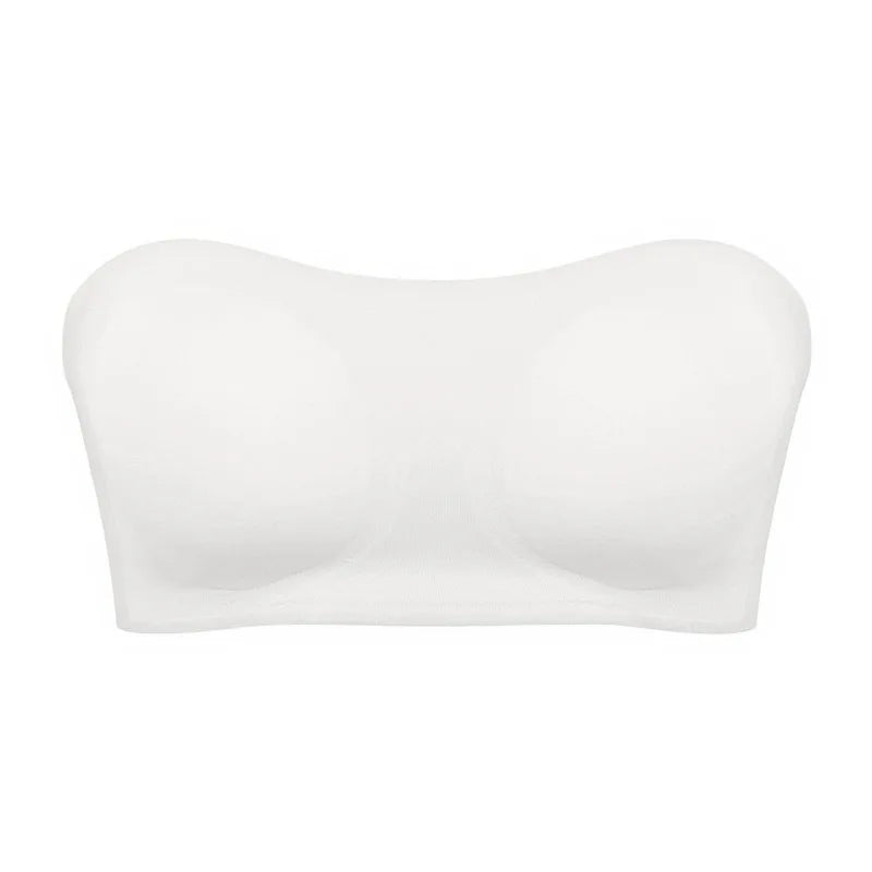Women’s Strapless Bra – Push Up Support – Seamless Fit – Soft Breathable Blend – Anti-Slip