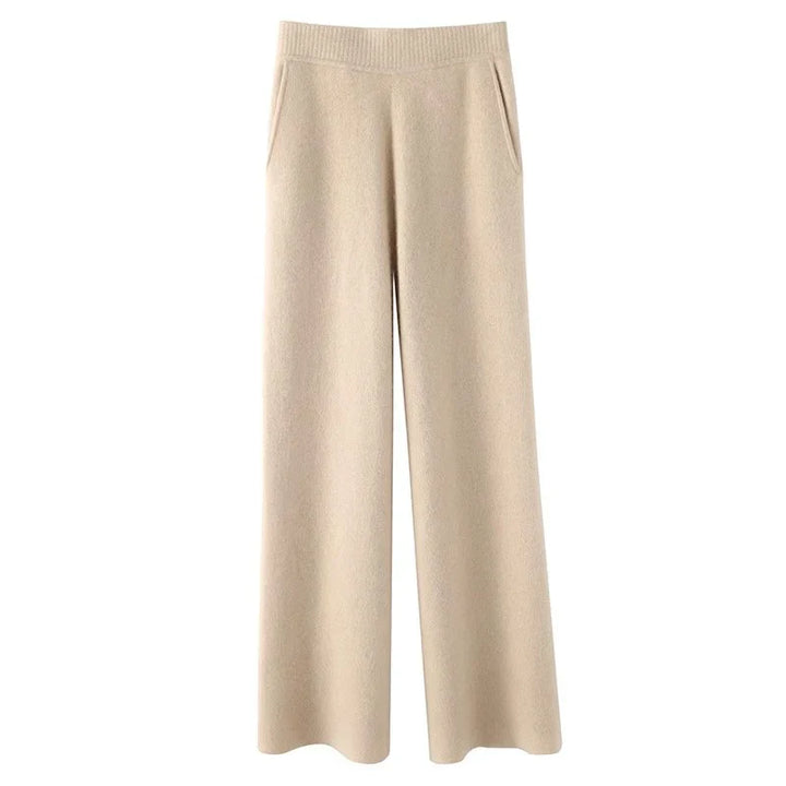 Women’s Sweatpants - Soft Fleece - Relaxed Wide-Leg Fit - Elastic Waist with Pockets