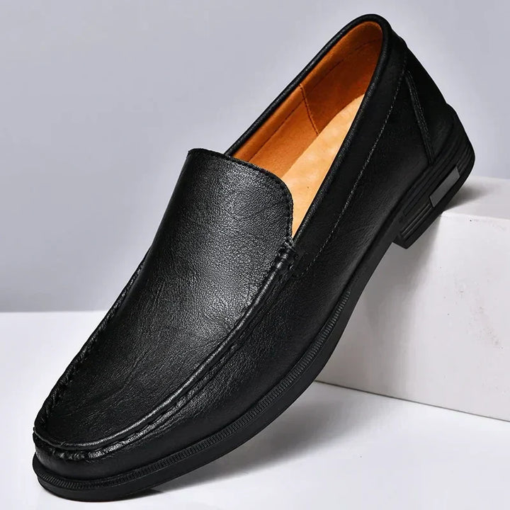 Men’s Moccasins – Slip-On Design – Classic Stitch Detailing