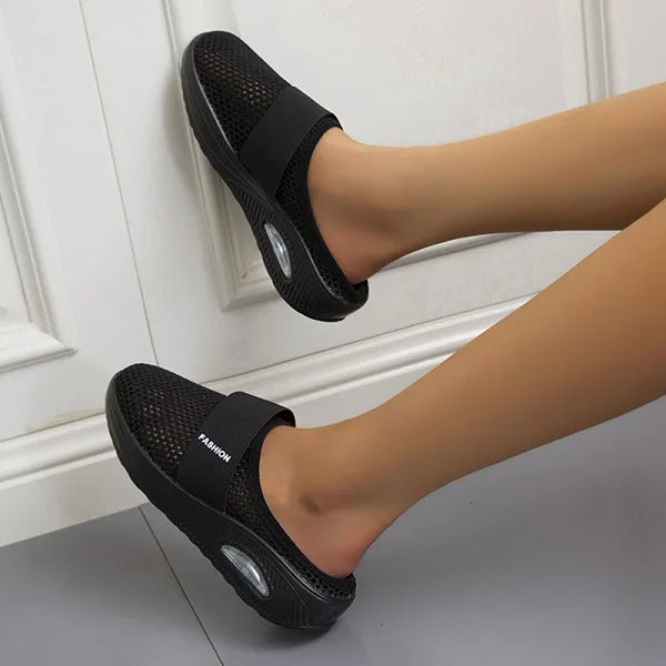 Women’s Wedge Sandals – Orthopedic Slip-On – Cushioned Air Sole