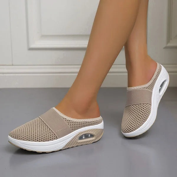 Women’s Wedge Sandals – Orthopedic Slip-On – Cushioned Air Sole