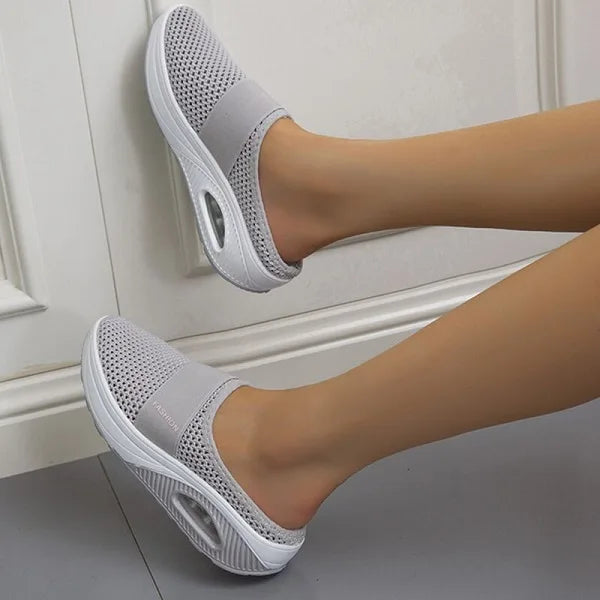 Women’s Wedge Sandals – Orthopedic Slip-On – Cushioned Air Sole