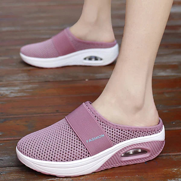 Women’s Wedge Sandals – Orthopedic Slip-On – Cushioned Air Sole