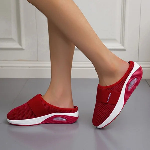 Women’s Wedge Sandals – Orthopedic Slip-On – Cushioned Air Sole