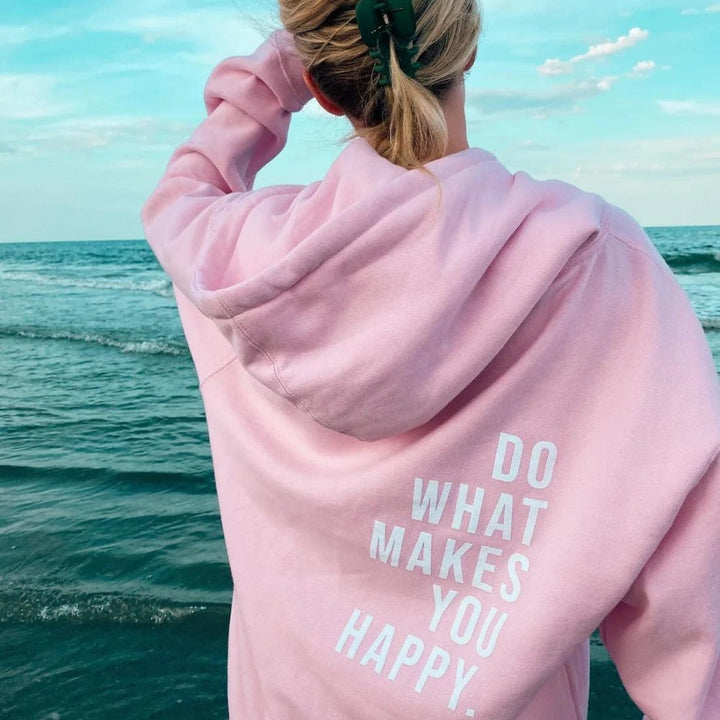 Women’s Hoodie – Relaxed Fit – Long Sleeve – Casual Graphic Back
