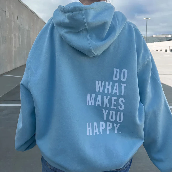 Women’s Hoodie – Relaxed Fit – Long Sleeve – Casual Graphic Back
